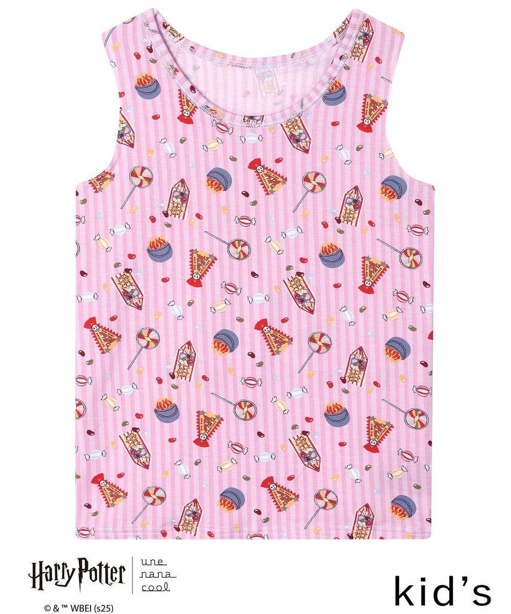 【ウンナナクール/une nana cool】の【ハリー・ポッターコラボ】 キッズ 男女児兼用トップ(ノースリーブ) インテリア・キッズ・メンズ・レディースファッション・服の通販 founy(ファニー) ファッション Fashion レディースファッション Fashion for Women トップス・カットソー Cut & Sew Tops ニット Knit Tops & Sweaters キャミソール&ノースリーブ Camisoles & Sleeveless Tops アンダー Underwear Essentials インナー Innerwear カラフル Colorful Design ノースリーブ Sleeveless, No-Sleeve モチーフ Motif, Design Theme A/W・秋冬 Autumn/Winter S/S・春夏 SS, Spring/Summer, Warm Season 夏 Summer ピンク|ID: prp329100004767483 ipo3291000000034526510