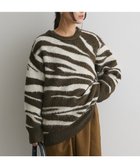 【クラフトスタンダードブティック/CRAFT STANDARD BOUTIQUE】のアニマルジャカードニットプルオーバー Khaki|ID: prp329100004767485 ipo3291000000034526516
