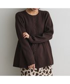 【クラフトスタンダードブティック/CRAFT STANDARD BOUTIQUE】のポリエステルペプラムチュニック Brown|ID: prp329100004767486 ipo3291000000034526519