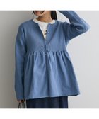 【クラフトスタンダードブティック/CRAFT STANDARD BOUTIQUE】のポリエステルペプラムチュニック Blue|ID: prp329100004767486 ipo3291000000034526520