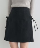 【アースミュージックアンドエコロジー/earth music&ecology】のサイドレースアップミニスカート Black|ID: prp329100004767494 ipo3291000000034526567