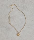 【アースミュージックアンドエコロジー/earth music&ecology】のレイヤードチェーンメダリオンネックレス Gold|ID: prp329100004767495 ipo3291000000034526574