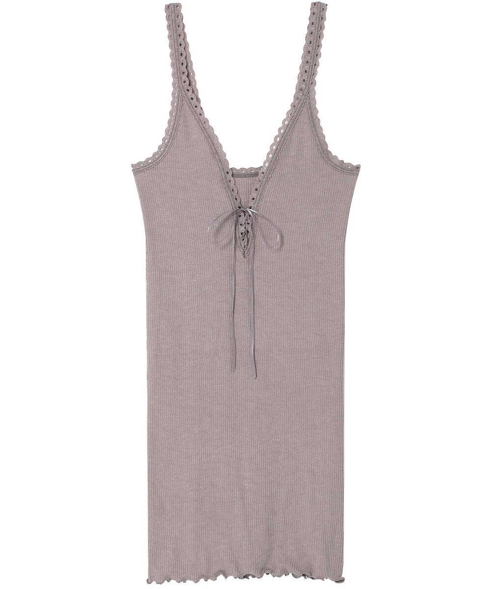 【アンフィ/AMPHI】のあったかインナー 薄手 リブ素材 キャミソール UWF160 アンフィ/ワコール インテリア・キッズ・メンズ・レディースファッション・服の通販 founy(ファニー) 　ファッション　Fashion　レディースファッション　Fashion for Women　トップス・カットソー　Cut & Sew Tops　ニット　Knit Tops & Sweaters　キャミソール&ノースリーブ　Camisoles & Sleeveless Tops　アンダー　Underwear Essentials　インナー　Innerwear　キャミソール　Camisole, Spaghetti Strap Top　リボン　Ribbon, Bow　エレガント 上品　Elegant　定番　Standard, Basic Item　A/W・秋冬　Autumn/Winter　ピーチ|ID: prp329100004767499 ipo3291000000034526590