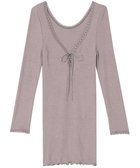 【アンフィ/AMPHI】のあったかインナー 薄手 リブ素材 9分袖 長袖 UWF360 アンフィ/ワコール ピーチ|ID: prp329100004767500 ipo3291000000034526595