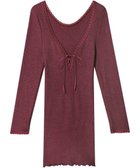 【アンフィ/AMPHI】のあったかインナー 薄手 リブ素材 9分袖 長袖 UWF360 アンフィ/ワコール エンジ|ID: prp329100004767500 ipo3291000000034526596