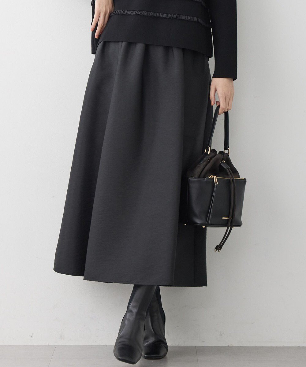 【23区/NIJYUSANKU】の【洗える】フルーフィーツイル フレア スカート インテリア・キッズ・メンズ・レディースファッション・服の通販 founy(ファニー) ファッション Fashion レディースファッション Fashion for Women スカート Skirts Aライン・フレアスカート A-Line & Flared Skirts オケージョン Occasion Wear 春 Spring 洗える Machine Washable シルク Silk, 100% Silk ジャケット Jacket, Outerwear フレア Flare, Flared S/S・春夏 SS, Spring/Summer, Warm Season 新作・新入荷 New Arrivals / New In 夏 Summer エレガント 上品 Elegant ブラック系|ID: prp329100004767501 ipo3291000000034526600