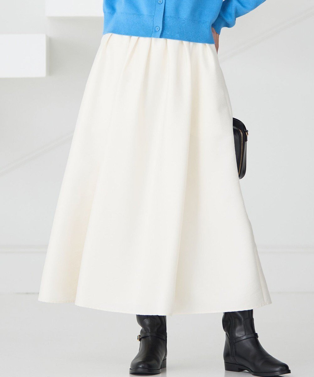 【23区/NIJYUSANKU】の【洗える】フルーフィーツイル フレア スカート インテリア・キッズ・メンズ・レディースファッション・服の通販 founy(ファニー) ファッション Fashion レディースファッション Fashion for Women スカート Skirts Aライン・フレアスカート A-Line & Flared Skirts オケージョン Occasion Wear 春 Spring 洗える Machine Washable シルク Silk, 100% Silk ジャケット Jacket, Outerwear フレア Flare, Flared S/S・春夏 SS, Spring/Summer, Warm Season 新作・新入荷 New Arrivals / New In 夏 Summer エレガント 上品 Elegant アイボリー系|ID: prp329100004767501 ipo3291000000034526601