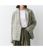 【ベイジ,/BEIGE,】のBERYL / ファンシーツイードダブルジャケット 人気、トレンドファッション・服の通販 founy(ファニー) ファッション Fashion レディースファッション Fashion for Women アウター Coat / Outerwear Collection レディースジャケット・軽アウター Jackets オケージョン Occasion Wear 春 Spring ジャケット Jacket, Outerwear セットアップ Set-Up, Coordinated Outfit ダブル Double, Double-Breasted ツイード Twill, Twill Weave デニム Denim, Jeans Material フリンジ Fringe, Tassel S/S・春夏 SS, Spring/Summer, Warm Season 新作・新入荷 New Arrivals / New In 夏 Summer エレガント 上品 Elegant thumbnail Khaki Mix|ID: prp329100004767504 ipo3291000000034526610
