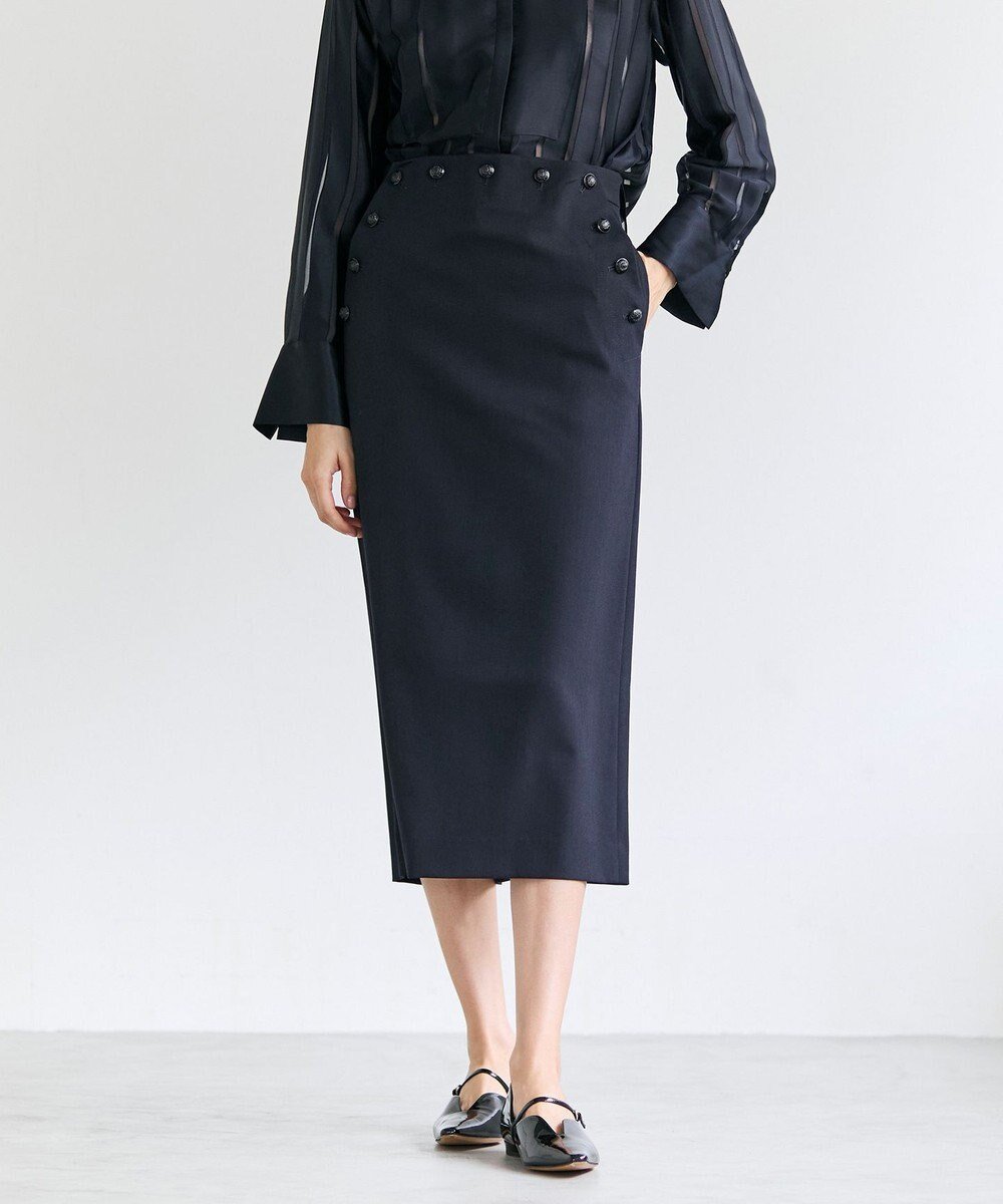 【ベイジ,/BEIGE,】のLAZUL / マリンボタンIラインスカート インテリア・キッズ・メンズ・レディースファッション・服の通販 founy(ファニー) ファッション Fashion レディースファッション Fashion for Women スカート Skirts 新作・新入荷 New Arrivals / New In オケージョン Occasion Wear シンプル Simple, Minimal ジャケット Jacket, Outerwear フォルム Silhouette, Form フロント Front, Front Design モダン Modern, Contemporary 夏 Summer 春 Spring S/S・春夏 SS, Spring/Summer, Warm Season Navy|ID: prp329100004767509 ipo3291000000034526634