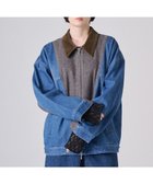 【リポトレンタアンニ/Ripo trenta anni】のP/W DENIM BLOUSON BROWN|ID: prp329100004767510 ipo3291000000034526636