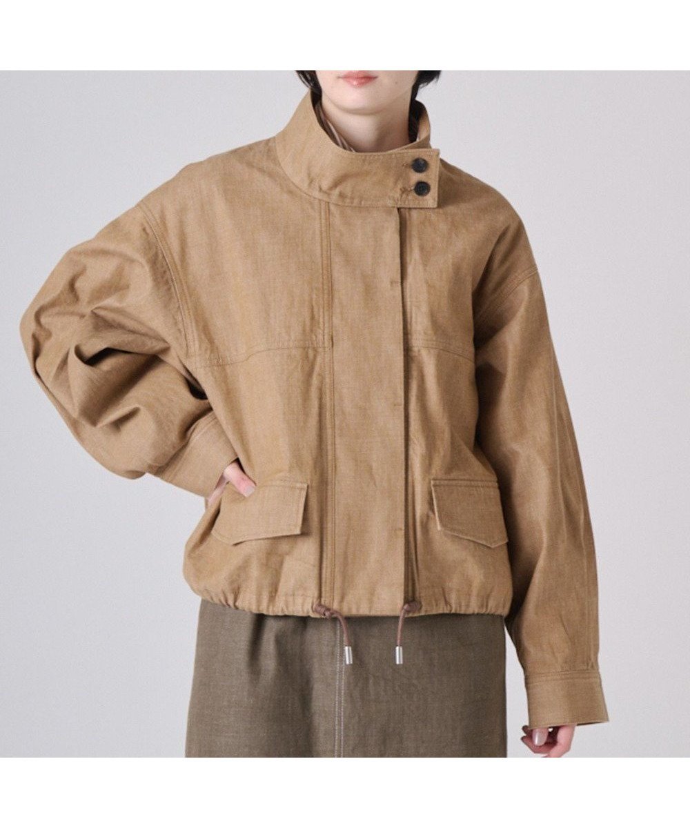 【リポトレンタアンニ/Ripo trenta anni】のS/C SHORT BL インテリア・キッズ・メンズ・レディースファッション・服の通販 founy(ファニー) ファッション Fashion レディースファッション Fashion for Women アウター Coat / Outerwear Collection レディースジャケット・軽アウター Jackets ブルゾンジャケット・スポーティアウター Blouson Jackets ショート Short, Short Length ジャケット Jacket, Outerwear デニム Denim, Jeans Material ドローコード Drawcord, Drawstring Cord バランス Balance, Style Balance フラップ Flap, Flap Pocket フロント Front, Front Design ブルゾン Blouson, Bomber Jacket ポケット Pocket, Pocket Detail ミリタリー Military, Army Style A/W・秋冬 Autumn/Winter BROWN|ID: prp329100004767511 ipo3291000000034526646