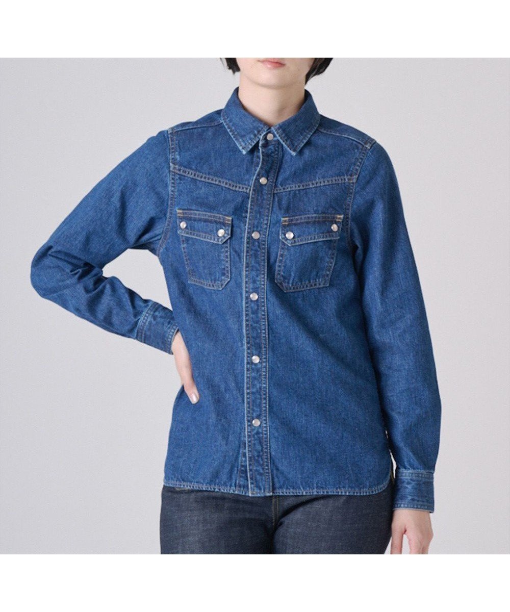 【リポトレンタアンニ/Ripo trenta anni】のDENIM STANDARD SHIRT インテリア・キッズ・メンズ・レディースファッション・服の通販 founy(ファニー) ファッション Fashion レディースファッション Fashion for Women トップス・カットソー Cut & Sew Tops シャツ・ブラウス・オフィスカジュアル Elegant Blouses & Button-Ups ウエスタン Western Style カフス Cuff Design カーゴパンツ Cargo Pants, Utility Pants デニム Denim, Jeans Material フラップ Flap, Flap Pocket ベーシック Basic, Essential ポケット Pocket, Pocket Detail ヨーク Yoke, Yoke Design A/W・秋冬 Autumn/Winter おすすめ Recommended / Our Picks INDIGO|ID: prp329100004767513 ipo3291000000034526652