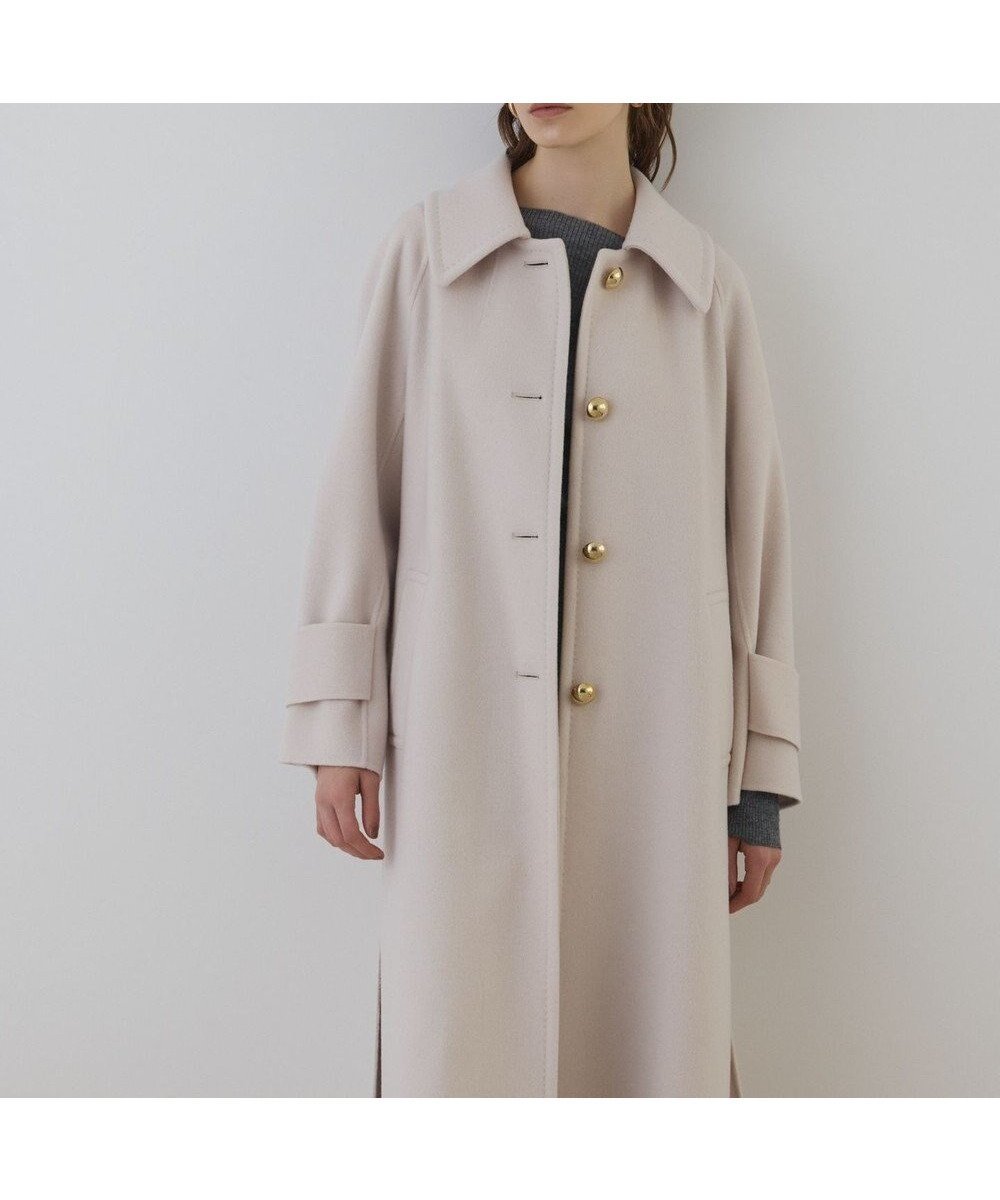 【グレース コンチネンタル/GRACE CONTINENTAL】のウールカシミヤリバーコート インテリア・キッズ・メンズ・レディースファッション・服の通販 founy(ファニー) ファッション Fashion レディースファッション Fashion for Women アウター Coat / Outerwear Collection コート・ロングコート・ピーコート Long Coats, Peacoats & More レディースジャケット・軽アウター Jackets シンプル Simple, Minimal ジャケット Jacket, Outerwear スリット Slit, Slit Detail バランス Balance, Style Balance フロント Front, Front Design ロング Long, Long-Length エレガント 上品 Elegant 冬 Winter / This Winter 定番 Standard, Basic Item A/W・秋冬 Autumn/Winter キナリ|ID: prp329100004767514 ipo3291000000034526654