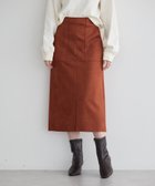 【イェッカ ヴェッカ/YECCA VECCA】のハイウエストフェイクスエードスカート Terracotta|ID: prp329100004767517 ipo3291000000034526669