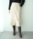 【イェッカ ヴェッカ/YECCA VECCA】のハイウエストフェイクスエードスカート Light Beige|ID: prp329100004767517 ipo3291000000034526670