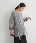 【イェッカ ヴェッカ/YECCA VECCA】の素材MIXレイヤード起毛プルオーバー 人気、トレンドファッション・服の通販 founy(ファニー) ファッション Fashion レディースファッション Fashion for Women トップス・カットソー Cut & Sew Tops レディースパーカー・カジュアルフーディー Casual Hoodies & Sweatshirts カジュアルプルオーバー・ニットトップス Pullovers & Knit Tops / Casual Pullovers スウェット・クルーネックトップス Sweatshirts & Crewnecks / Relaxed Fit Sweat Tops おすすめ Recommended / Our Picks サテン Satin, Glossy Fabric シンプル Simple, Minimal スウェット / スエット Sweatshirt, Sweatwear ドレープ Drape, Draping Fabric ボトム Bottoms, Lower Wear ポケット Pocket, Pocket Detail A/W・秋冬 Autumn/Winter thumbnail Gray|ID: prp329100004767518 ipo3291000000034817938