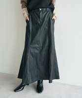 【イェッカ ヴェッカ/YECCA VECCA】のレザーライクマーメイドスカート 人気、トレンドファッション・服の通販 founy(ファニー) ファッション Fashion レディースファッション Fashion for Women スカート Skirts おすすめ Recommended / Our Picks ジャケット Jacket, Outerwear ストレッチ Stretch, Stretchy Fabric セットアップ Set-Up, Coordinated Outfit ビンテージ Vintage, Retro Style フィット Fit, Slim Fit フェイクレザー Faux Leather, PU Leather ポケット Pocket, Pocket Detail マーメイド Mermaid, Fishtail Silhouette ループ Loop, Loop Knit 人気 Popular, Best Seller A/W・秋冬 Autumn/Winter |ID:prp329100004767520