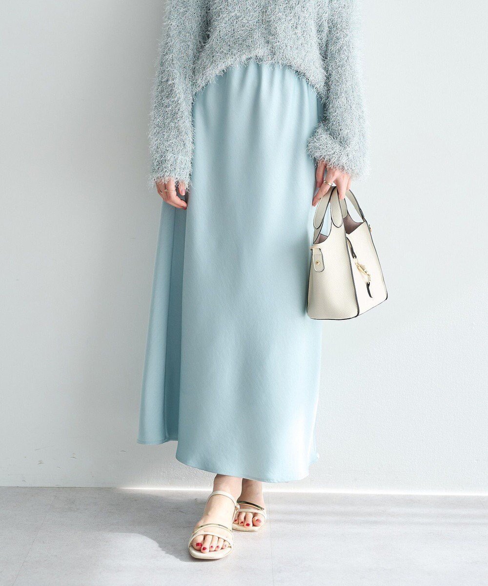 【イェッカ ヴェッカ/YECCA VECCA】のサテンフレアスカート インテリア・キッズ・メンズ・レディースファッション・服の通販 founy(ファニー) ファッション Fashion レディースファッション Fashion for Women スカート Skirts Aライン・フレアスカート A-Line & Flared Skirts シンプル Simple, Minimal スニーカー Sneakers, Trainers ドレープ Drape, Draping Fabric フレア Flare, Flared ポケット Pocket, Pocket Detail エレガント 上品 Elegant 夏 Summer 春 Spring S/S・春夏 SS, Spring/Summer, Warm Season ビジネス 仕事 通勤 Business / Work / Commuting Mint|ID: prp329100004767521 ipo3291000000035397481