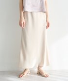 【イェッカ ヴェッカ/YECCA VECCA】のサテンフレアスカート Ivory|ID: prp329100004767521 ipo3291000000035397482