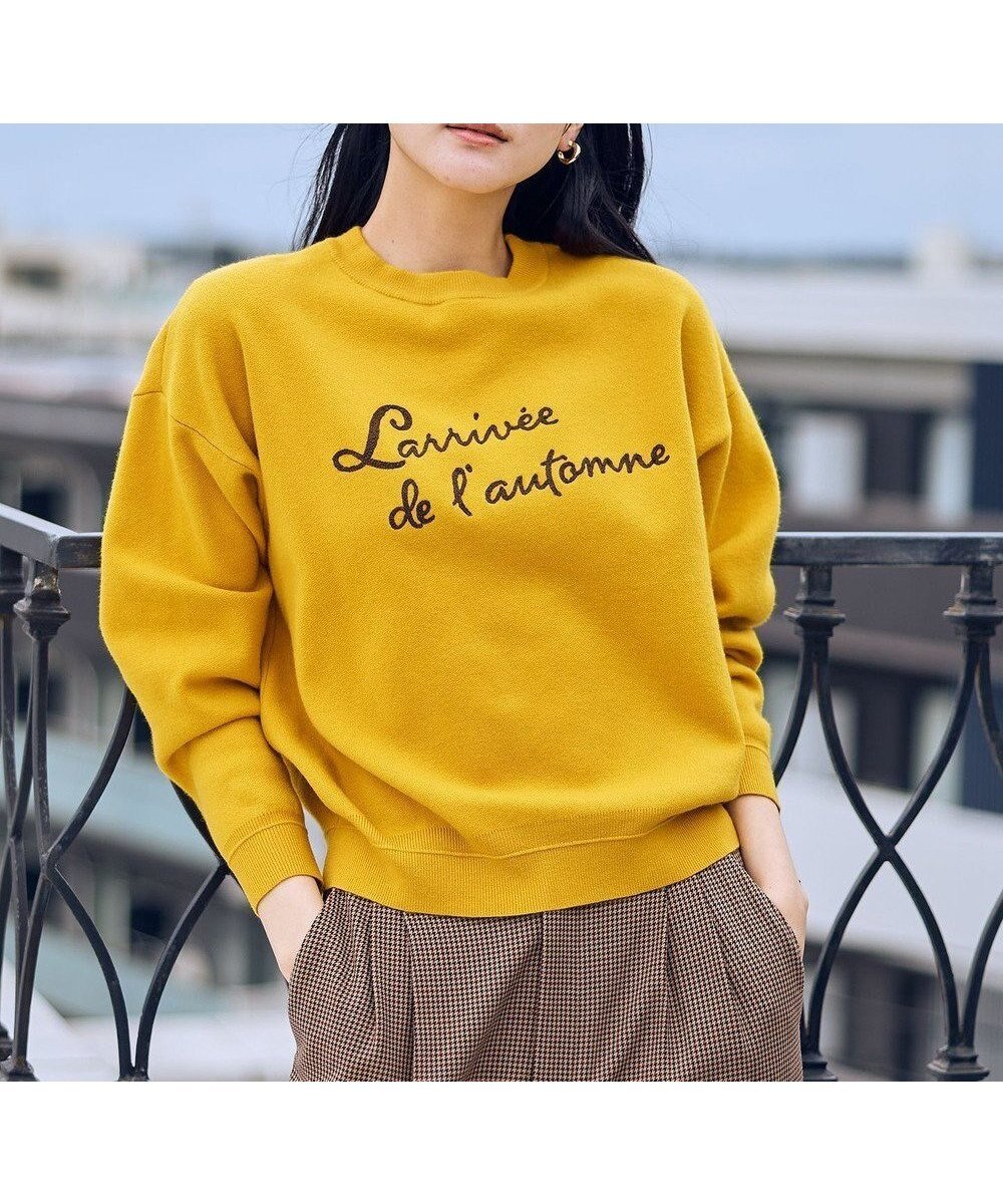 【エニー/ANY】の刺繍ロゴニット インテリア・キッズ・メンズ・レディースファッション・服の通販 founy(ファニー) ファッション Fashion レディースファッション Fashion for Women トップス・カットソー Cut & Sew Tops ニット Knit Tops & Sweaters インナー Innerwear 洗える Machine Washable セーター Sweater, Knitwear タートル Turtleneck, Turtle Collar ダブル Double, Double-Breasted バランス Balance, Style Balance ボトム Bottoms, Lower Wear A/W・秋冬 Autumn/Winter おすすめ Recommended / Our Picks マスタード|ID: prp329100004767537 ipo3291000000034526780