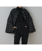 【グレース コンチネンタル/GRACE CONTINENTAL】のフレアスリーブツイードジャケット ブラック|ID: prp329100004767539 ipo3291000000034526790