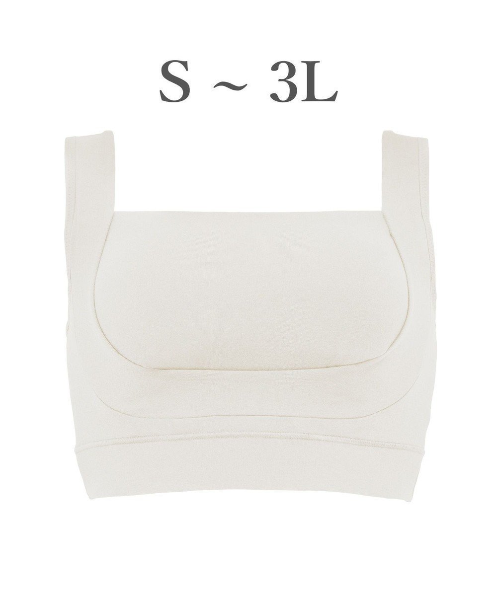 【ブラデリス ニューヨーク/BRADELIS New York】の【BRADELIS Me / ノンワイヤー】フレンドリーホールドブラ 補正下着 補整 ブラジャー スポーツインナー インテリア・キッズ・メンズ・レディースファッション・服の通販 founy(ファニー) 　ファッション　Fashion　レディースファッション　Fashion for Women　スポーツウェア　Functional & Stylish Sportswear　スポーツ インナー　Sports Base Layer / Compression Wear　下着・ランジェリー　Lingerie & Intimates　アンダーウェア・ベースインナー・肌着　Underwear / Base Layer / Undergarments　アンダー　Underwear Essentials　インナー　Innerwear　吸水　Absorbent, Quick-Dry　ショルダー　Shoulder, Shoulder Strap　ショーツ　Shorts, Short Pants　スクエア　Square, Square Shape　ストレート　Straight, Straight Cut　スポーツ　Sports, Activewear　スーピマ　Supima, Premium Cotton　タンク　Tank Top, Sleeveless Top　なめらか　Smooth, Silky Texture　フィット　Fit, Slim Fit　フロント　Front, Front Design　ブラジャー　Bra, Lingerie　ヨガ　Yoga, Yoga Wear　ランジェリー　Lingerie, Intimate Wear　レース　Lace, Lace Fabric　ワイヤー　Wire, Wired Bra　おすすめ　Recommended / Our Picks　オフホワイト|ID: prp329100004767546 ipo3291000000035696556