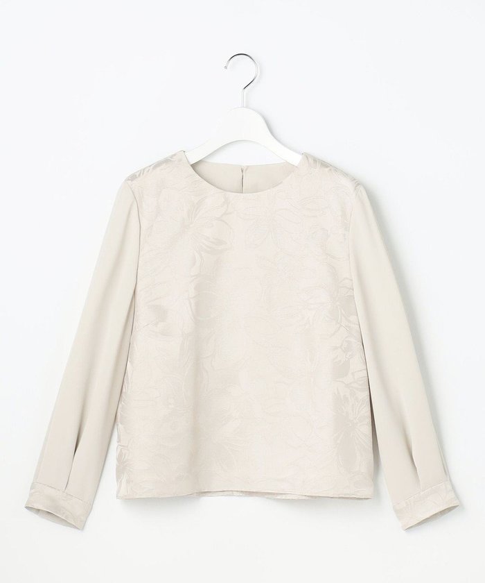 【自由区/JIYU-KU】の【セットアップ対応】フラワーオパールプリントブロッキング ブラウス インテリア・キッズ・メンズ・レディースファッション・服の通販 founy(ファニー) https://founy.com/ ファッション Fashion レディースファッション Fashion for Women トップス・カットソー Cut & Sew Tops シャツ・ブラウス・オフィスカジュアル Elegant Blouses & Button-Ups セットアップ Matching Sets レディーストップス・ブラウス Tops & Blouses / Assorted Women's Tops 春 Spring カフス Cuff Design サテン Satin, Glossy Fabric シンプル Simple, Minimal ジャケット Jacket, Outerwear スリーブ Sleeve, Long Sleeve / Short Sleeve セットアップ Set-Up, Coordinated Outfit ツイル Twist, Twisted Detail ブロッキング Color Blocking, Panel Design プリント Print, Printed Pattern ボトム Bottoms, Lower Wear 無地 Plain, Solid Color S/S・春夏 SS, Spring/Summer, Warm Season 新作・新入荷 New Arrivals / New In おすすめ Recommended / Our Picks 夏 Summer エレガント 上品 Elegant |ID: prp329100004767552 ipo3291000000034526832