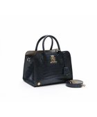 【アクセソワドゥマドモワゼルジャップ/A.D.M.J】の【牛革】クロコ型押しサイドバックルトート25cm(ショルダーストラップ付) MARINE|ID: prp329100004767559 ipo3291000000035348385