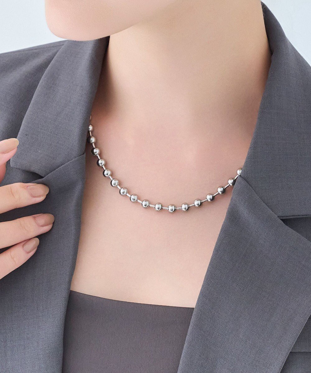 【フィービィー/phoebe】の【金属アレルギー対応】ドットラインネックレス シルバー/ステンレス インテリア・キッズ・メンズ・レディースファッション・服の通販 founy(ファニー) ファッション Fashion レディースファッション Fashion for Women ジュエリー Jewelry ネックレス Necklaces & Pendants アクセサリー Fashion Accessories シルバー Silver, Metallic Silver トレンド Trend, Trending Now ネックレス Necklace, Pendant Necklace バランス Balance, Style Balance シルバー|ID: prp329100004767561 ipo3291000000034526866