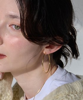 【フィービィー/phoebe】の【金属アレルギー対応】ライトフープピアス ゴールド/ステンレス/大振り 人気、トレンドファッション・服の通販 founy(ファニー) ファッション Fashion レディースファッション Fashion for Women アクセサリー Fashion Accessories シンプル Simple, Minimal スタイリッシュ Stylish, Fashionable スリム Slim, Slim Fit フォーマル Formal, Dressy フープ Hoop, Hoop Earrings ベーシック Basic, Essential モチーフ Motif, Design Theme |ID:prp329100004767566