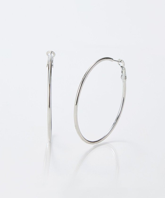 【フィービィー/phoebe】の【金属アレルギー対応】ライトフープピアス シルバー/ステンレス/大振り インテリア・キッズ・メンズ・レディースファッション・服の通販 founy(ファニー) https://founy.com/ ファッション Fashion レディースファッション Fashion for Women アクセサリー Fashion Accessories シルバー Silver, Metallic Silver シンプル Simple, Minimal スタイリッシュ Stylish, Fashionable スリム Slim, Slim Fit フォーマル Formal, Dressy フープ Hoop, Hoop Earrings ベーシック Basic, Essential モチーフ Motif, Design Theme |ID: prp329100004767567 ipo3291000000035367930