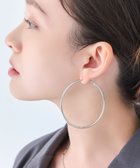 【フィービィー/phoebe】の【金属アレルギー対応】ライトフープビッグピアス シルバー/ステンレス/大振り シルバー|ID: prp329100004767569 ipo3291000000035348959