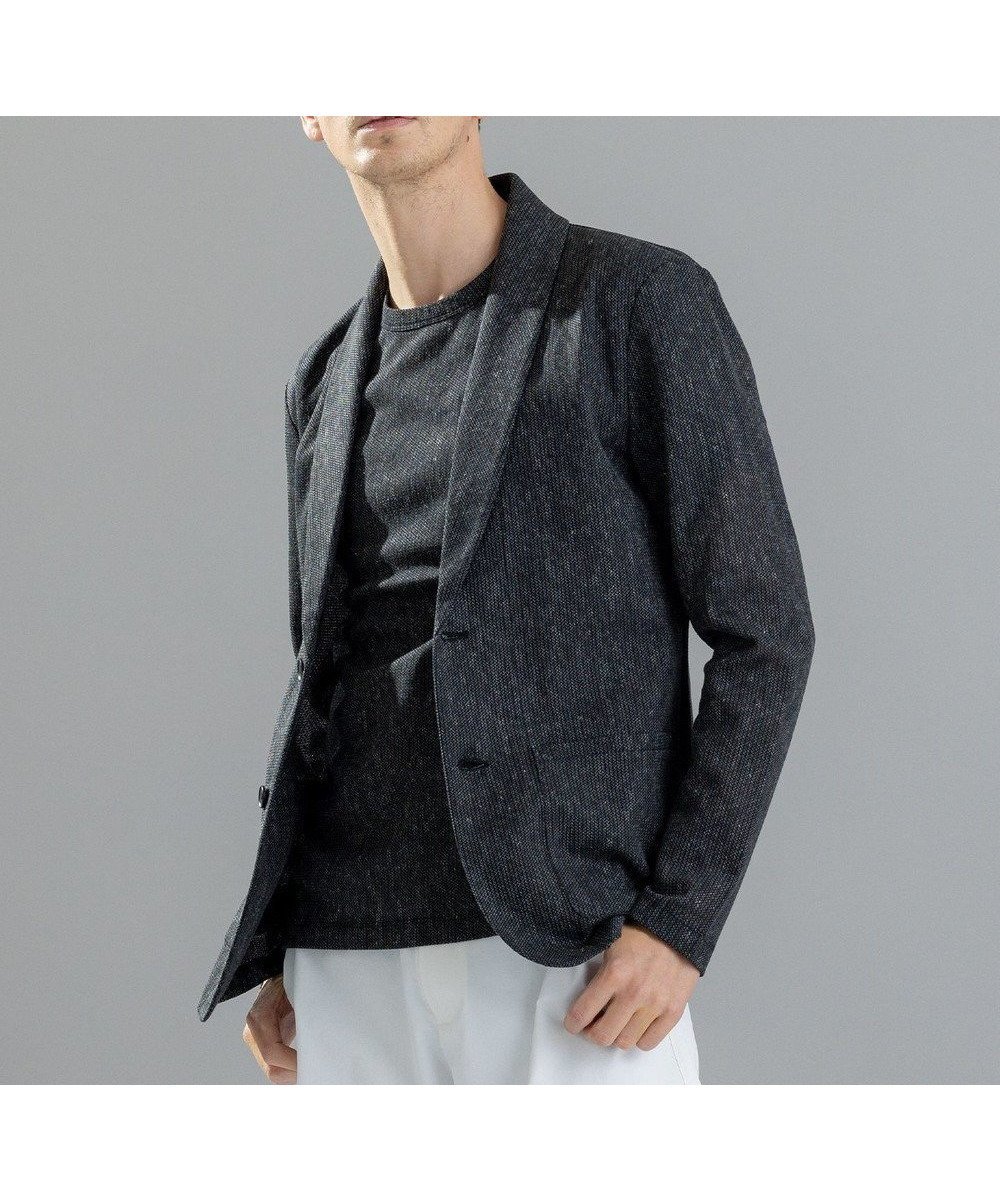 【ジョゼフ オム/JOSEPH HOMME / MEN】のリネンドビージャージー カットソージャケット インテリア・キッズ・メンズ・レディースファッション・服の通販 founy(ファニー) 　ファッション　Fashion　メンズファッション　Fashion for Men　アウター　Men's Coats Outerwear　おすすめ　Recommended / Our Picks　アンサンブル　Ensemble Set　カットソー　Cut and Sewn Top　カーディガン　Cardigan, Knitwear　ジャケット　Jacket, Outerwear　ストレッチ　Stretch, Stretchy Fabric　リゾート　Resort, Vacation Style　リネン　Linen, Linen Fabric　エレガント 上品　Elegant　夏　Summer　春　Spring　S/S・春夏　SS, Spring/Summer, Warm Season　羽織　Haori, Light Jacket　グレー系|ID: prp329100004768299 ipo3291000000034536089