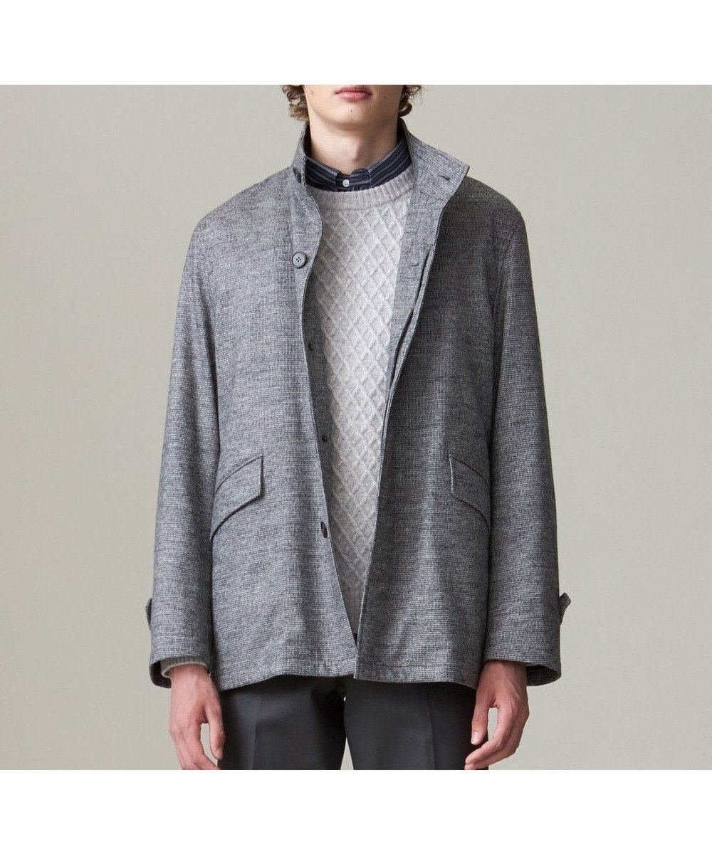 【ジェイ プレス/J.PRESS / MEN】のウールバランサーショートカーコート 人気、トレンドファッション・服の通販 founy(ファニー) 　ファッション　Fashion　メンズファッション　Fashion for Men　アウター　Men's Coats Outerwear　キルティング　Quilted, Quilting　ジャケット　Jacket, Outerwear　スタイリッシュ　Stylish, Fashionable　スタンド　Stand Collar, Upright Stand　スリム　Slim, Slim Fit　フィット　Fit, Slim Fit　メルトン　Melton, Heavy Wool　A/W・秋冬　Autumn/Winter　 other-1|ID: prp329100004768300 ipo3291000000034536092