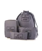 【アンビリオン/UNBILLION】のカシュカシュ cachecache / トラベルシシュウ4個セット GY|ID: prp329100004768309 ipo3291000000034536175