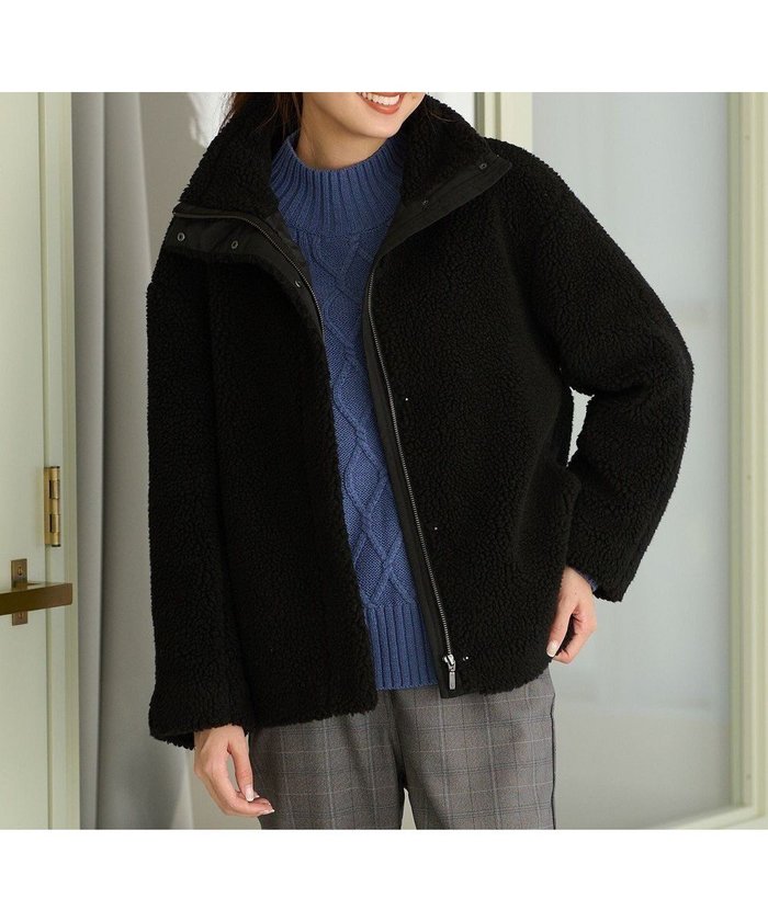 【エニー/ANY】の【洗濯機可能】ボアスタンドカラーブルゾン インテリア・キッズ・メンズ・レディースファッション・服の通販 founy(ファニー) https://founy.com/ ファッション Fashion レディースファッション Fashion for Women アウター Coat / Outerwear Collection レディースジャケット・軽アウター Jackets ブルゾンジャケット・スポーティアウター Blouson Jackets インナー Innerwear ジャケット Jacket, Outerwear スタンド Stand Collar, Upright Stand パーカー Hoodie, Parka ブルゾン Blouson, Bomber Jacket A/W・秋冬 Autumn/Winter |ID: prp329100004768314 ipo3291000000034536209