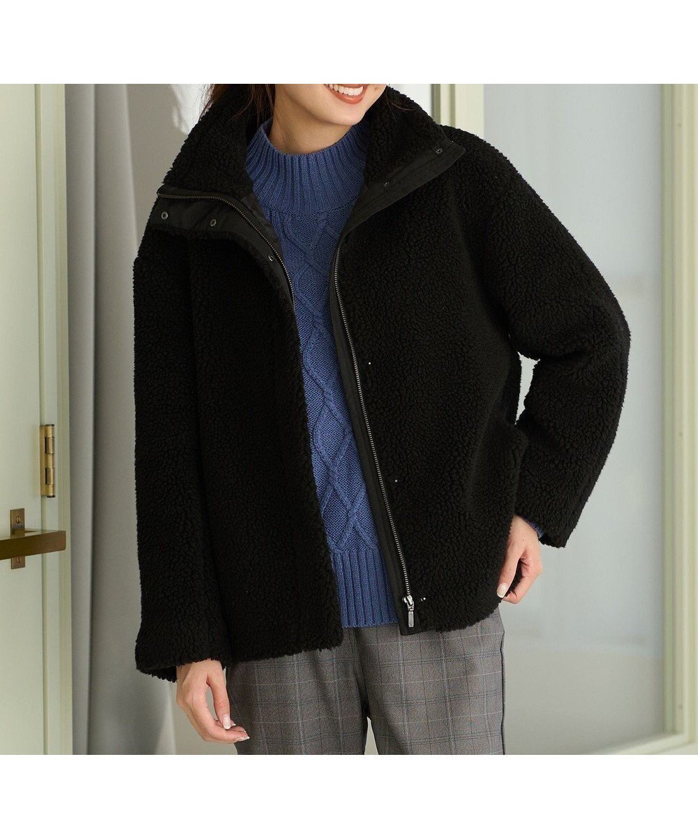 【エニー/ANY】の【洗濯機可能】ボアスタンドカラーブルゾン 人気、トレンドファッション・服の通販 founy(ファニー) ファッション Fashion レディースファッション Fashion for Women アウター Coat / Outerwear Collection レディースジャケット・軽アウター Jackets ブルゾンジャケット・スポーティアウター Blouson Jackets インナー Innerwear ジャケット Jacket, Outerwear スタンド Stand Collar, Upright Stand パーカー Hoodie, Parka ブルゾン Blouson, Bomber Jacket A/W・秋冬 Autumn/Winter other-1|ID: prp329100004768314 ipo3291000000034536209