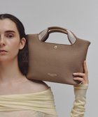 【トプカピ/TOPKAPI】の【TREASURE TOPKAPI】ソフトシュリンク テープハンドル ショルダー付きミニ トート バッグ グレージュ|ID: prp329100004768316 ipo3291000000034536223