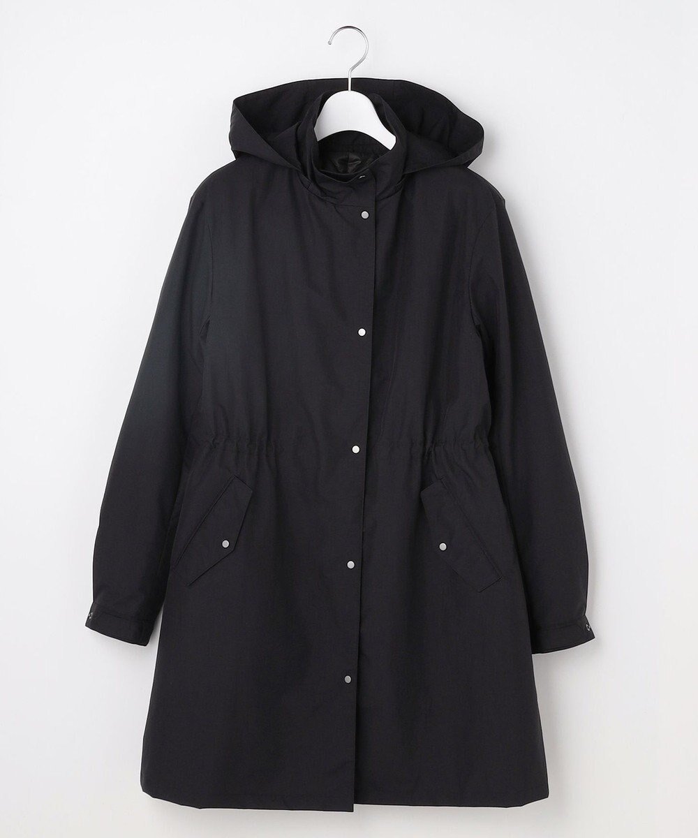 【ジェイ プレス/J.PRESS】の【2way】スパンライクナイロンタッサー フーデッド コート インテリア・キッズ・メンズ・レディースファッション・服の通販 founy(ファニー) ファッション Fashion レディースファッション Fashion for Women アウター Coat / Outerwear Collection コート・ロングコート・ピーコート Long Coats, Peacoats & More レディースジャケット・軽アウター Jackets インナー Innerwear キルティング Quilted, Quilting ギャザー Gathered, Ruffled ジャケット Jacket, Outerwear ドット Polka Dot, Dot Pattern ライナー Liner, Inner Layer リラックス Relax, Relaxed Fit ロング Long, Long-Length A/W・秋冬 Autumn/Winter S/S・春夏 SS, Spring/Summer, Warm Season 夏 Summer エレガント 上品 Elegant ブラック系|ID: prp329100004768324 ipo3291000000034536263