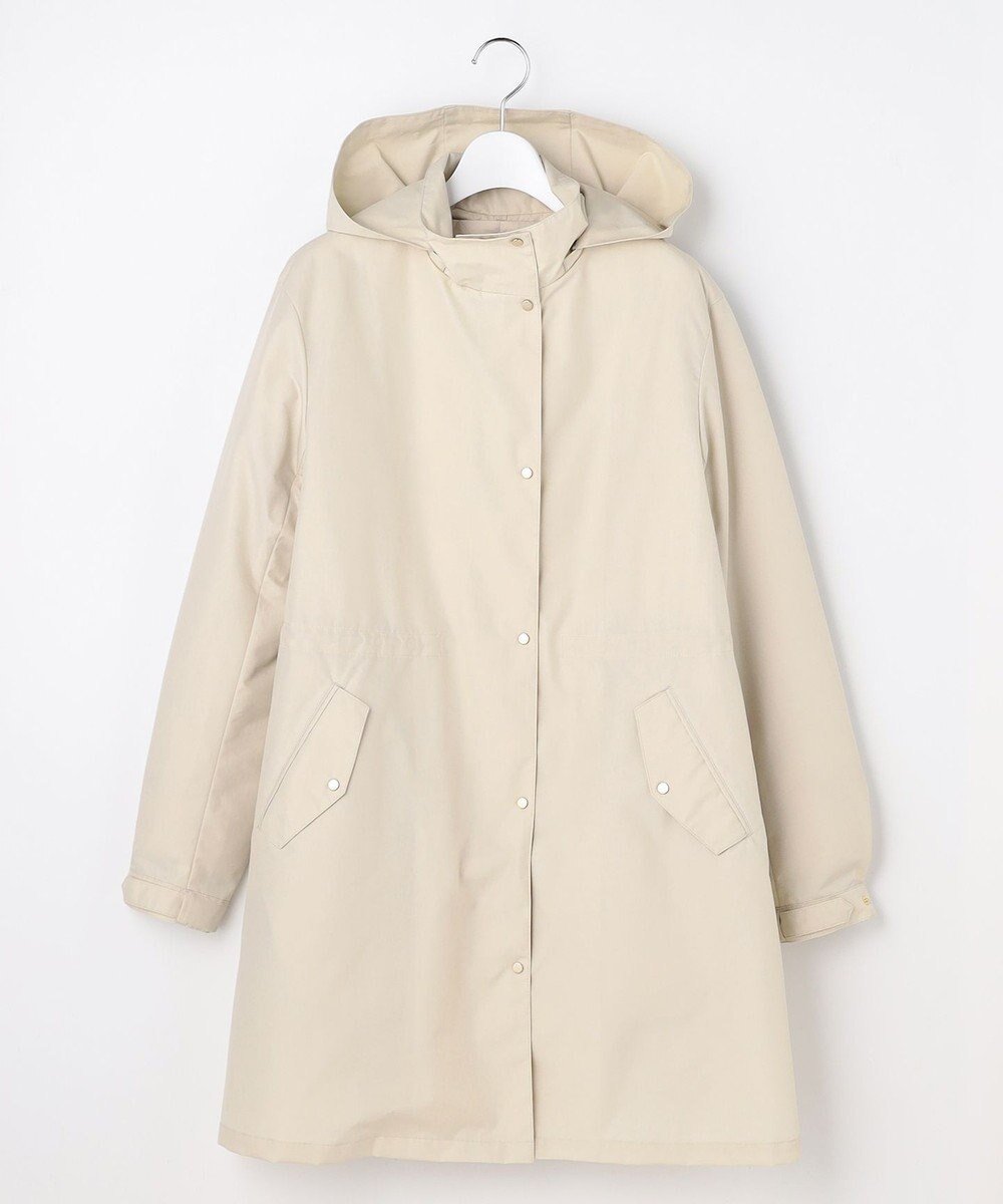 【ジェイ プレス/J.PRESS】の【2way】スパンライクナイロンタッサー フーデッド コート インテリア・キッズ・メンズ・レディースファッション・服の通販 founy(ファニー) ファッション Fashion レディースファッション Fashion for Women アウター Coat / Outerwear Collection コート・ロングコート・ピーコート Long Coats, Peacoats & More レディースジャケット・軽アウター Jackets インナー Innerwear キルティング Quilted, Quilting ギャザー Gathered, Ruffled ジャケット Jacket, Outerwear ドット Polka Dot, Dot Pattern ライナー Liner, Inner Layer リラックス Relax, Relaxed Fit ロング Long, Long-Length A/W・秋冬 Autumn/Winter S/S・春夏 SS, Spring/Summer, Warm Season 夏 Summer エレガント 上品 Elegant ライトベージュ系|ID: prp329100004768324 ipo3291000000034536264