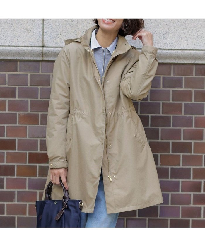 【ジェイ プレス/J.PRESS】の【2way・ライナー付き】スパンライクナイロンタッサー フーデッド コート インテリア・キッズ・メンズ・レディースファッション・服の通販 founy(ファニー) https://founy.com/ ファッション Fashion レディースファッション Fashion for Women アウター Coat / Outerwear Collection コート・ロングコート・ピーコート Long Coats, Peacoats & More レディースジャケット・軽アウター Jackets インナー Innerwear キルティング Quilted, Quilting ギャザー Gathered, Ruffled ジャケット Jacket, Outerwear ドット Polka Dot, Dot Pattern ライナー Liner, Inner Layer リラックス Relax, Relaxed Fit ロング Long, Long-Length A/W・秋冬 Autumn/Winter S/S・春夏 SS, Spring/Summer, Warm Season 夏 Summer エレガント 上品 Elegant |ID: prp329100004768324 ipo3291000000036388453