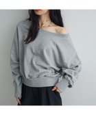 【グリーンパークス/Green Parks】のオフショルスウェット Gray Mixture|ID: prp329100004768325 ipo3291000000034536267