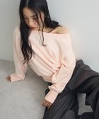 【グリーンパークス/Green Parks】のオフショルスウェット Pink|ID: prp329100004768325 ipo3291000000034536269