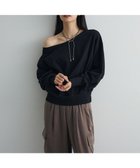 【グリーンパークス/Green Parks】のオフショルスウェット Black|ID: prp329100004768325 ipo3291000000035630897