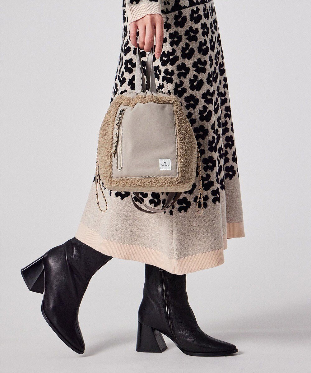 【ポール スミス/Paul Smith】のPS Paul Smith ボア ショルダーバッグ 人気、トレンドファッション・服の通販 founy(ファニー) 　ファッション　Fashion　レディースファッション　Fashion for Women　バッグ　Bags　アウトドア　Outdoor Clothing　ストリング　String, Drawstring　フォルム　Silhouette, Form　フロント　Front, Front Design　ポケット　Pocket, Pocket Detail　ミックス　Mix, Mixed Style　冬　Winter / This Winter　軽量　Lightweight, Ultra Light　 other-1|ID: prp329100004768331 ipo3291000000034617558
