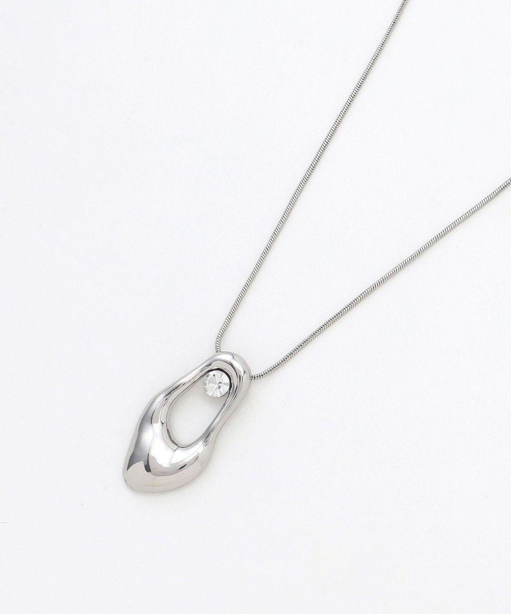 【自由区/JIYU-KU】の【カタログ掲載】カーブオーバル ネックレス インテリア・キッズ・メンズ・レディースファッション・服の通販 founy(ファニー) ファッション Fashion レディースファッション Fashion for Women ジュエリー Jewelry ネックレス Necklaces & Pendants アクセサリー Fashion Accessories オケージョン Occasion Wear オーバル Oval Design ネックレス Necklace, Pendant Necklace 冬 Winter / This Winter シルバー|ID: prp329100004768334 ipo3291000000035511957