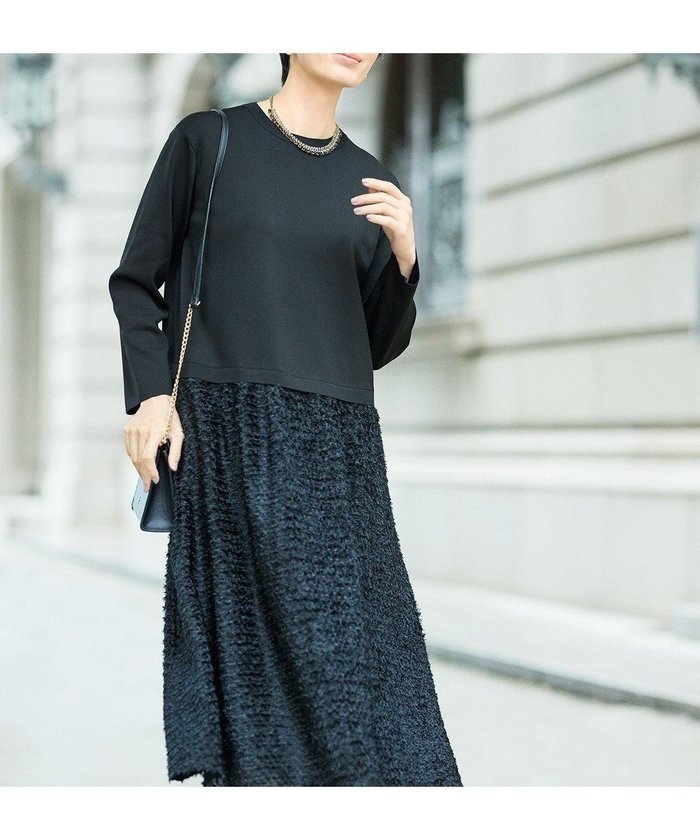 【自由区/JIYU-KU】の【カタログ掲載】ジャカードコンビ ワンピース インテリア・キッズ・メンズ・レディースファッション・服の通販 founy(ファニー) https://founy.com/ ファッション Fashion レディースファッション Fashion for Women ワンピース Dresses コンビ Combo, Combination Style ジャカード／ジャガード Jacquard, Woven Pattern セパレート Separate, Two-Piece ツイード Twill, Twill Weave ドッキング Docking, Mixed Material ボトム Bottoms, Lower Wear 夏 Summer 春 Spring S/S・春夏 SS, Spring/Summer, Warm Season 軽量 Lightweight, Ultra Light |ID: prp329100004768335 ipo3291000000034606557