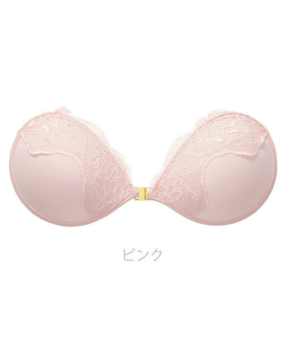 【ブラデリス ニューヨーク/BRADELIS New York】の【NuBra / ボリュームアップ】パテッドヌーブラ PD セリーネア 蒸れにくい バックレス コレクション デザインヌーブラ 正規品 インテリア・キッズ・メンズ・レディースファッション・服の通販 founy(ファニー) 　ファッション　Fashion　レディースファッション　Fashion for Women　バッグ　Bags　アンダー　Underwear Essentials　オイル　Body Oil　キャミソール　Camisole, Spaghetti Strap Top　コレクション　Collection, Seasonal Line　軽量　Lightweight, Ultra Light　ショルダー　Shoulder, Shoulder Strap　シリコン　Silicone, Silicone Material　タオル　Towel, Bath Towel　ドレス　Dress, One-Piece　人気　Popular, Best Seller　パイピング　Piping, Trim Design　フェミニン　Feminine, Girly　フォルム　Silhouette, Form　ブラジャー　Bra, Lingerie　ランジェリー　Lingerie, Intimate Wear　レース　Lace, Lace Fabric　ロマンティック　Romantic, Feminine Style　A/W・秋冬　Autumn/Winter　おすすめ　Recommended / Our Picks　結婚式　Wedding　ピンク|ID: prp329100004768343 ipo3291000000034536325