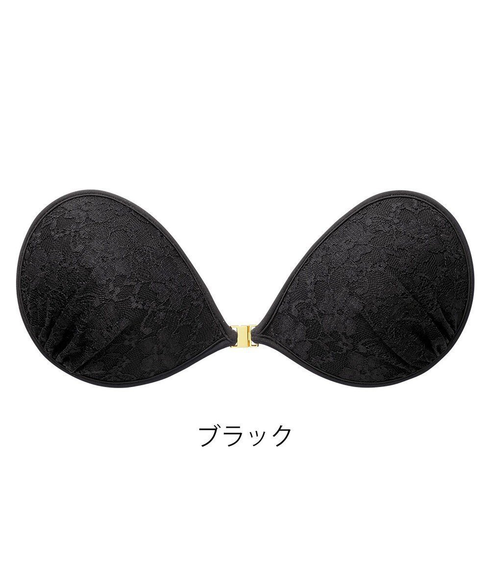 【ブラデリス ニューヨーク/BRADELIS New York】の【NuBra / ボリュームアップ】パテッドヌーブラ フェリス 蒸れにくい バックレス コレクション デザインヌーブラ 正規品 インテリア・キッズ・メンズ・レディースファッション・服の通販 founy(ファニー) 　ファッション　Fashion　レディースファッション　Fashion for Women　バッグ　Bags　アンダー　Underwear Essentials　オイル　Body Oil　キャミソール　Camisole, Spaghetti Strap Top　クラシカル　Classical, Vintage-Inspired　コレクション　Collection, Seasonal Line　軽量　Lightweight, Ultra Light　ショルダー　Shoulder, Shoulder Strap　シリコン　Silicone, Silicone Material　タオル　Towel, Bath Towel　ドレス　Dress, One-Piece　人気　Popular, Best Seller　パイピング　Piping, Trim Design　フェミニン　Feminine, Girly　フォルム　Silhouette, Form　フラワー　Flower, Floral　ブラジャー　Bra, Lingerie　モチーフ　Motif, Design Theme　ランジェリー　Lingerie, Intimate Wear　レース　Lace, Lace Fabric　A/W・秋冬　Autumn/Winter　おすすめ　Recommended / Our Picks　結婚式　Wedding　ブラック|ID: prp329100004768344 ipo3291000000034536328