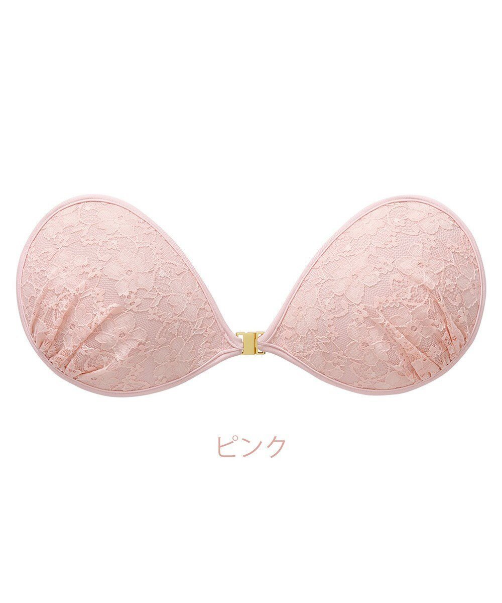 【ブラデリス ニューヨーク/BRADELIS New York】の【NuBra / ボリュームアップ】パテッドヌーブラ フェリス 蒸れにくい バックレス コレクション デザインヌーブラ 正規品 インテリア・キッズ・メンズ・レディースファッション・服の通販 founy(ファニー) 　ファッション　Fashion　レディースファッション　Fashion for Women　バッグ　Bags　アンダー　Underwear Essentials　オイル　Body Oil　キャミソール　Camisole, Spaghetti Strap Top　クラシカル　Classical, Vintage-Inspired　コレクション　Collection, Seasonal Line　軽量　Lightweight, Ultra Light　ショルダー　Shoulder, Shoulder Strap　シリコン　Silicone, Silicone Material　タオル　Towel, Bath Towel　ドレス　Dress, One-Piece　人気　Popular, Best Seller　パイピング　Piping, Trim Design　フェミニン　Feminine, Girly　フォルム　Silhouette, Form　フラワー　Flower, Floral　ブラジャー　Bra, Lingerie　モチーフ　Motif, Design Theme　ランジェリー　Lingerie, Intimate Wear　レース　Lace, Lace Fabric　A/W・秋冬　Autumn/Winter　おすすめ　Recommended / Our Picks　結婚式　Wedding　ピンク|ID: prp329100004768344 ipo3291000000034536329
